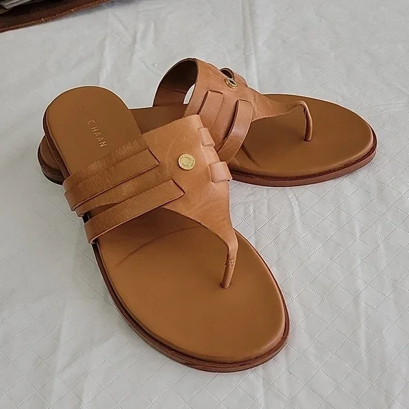 Cole Haan Shoes Cole Haan Farrow Leather Flip Flop Slide